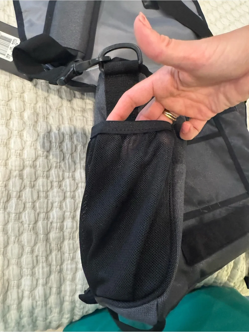 Nike Athrex Black Gray Messenger Bag